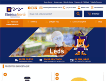 Tablet Screenshot of eletricanorte.com.br